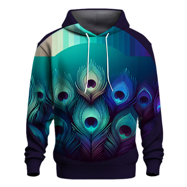 Peacock Feather Flow Hoodie