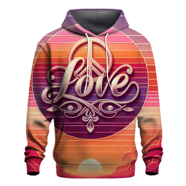 Peace and Love Horizon Hoodie