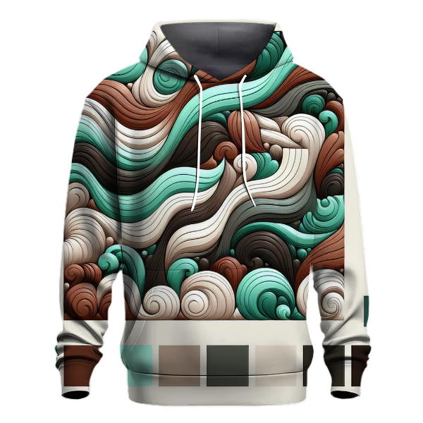 Mint Chocolate Tie-Dye Hoodie
