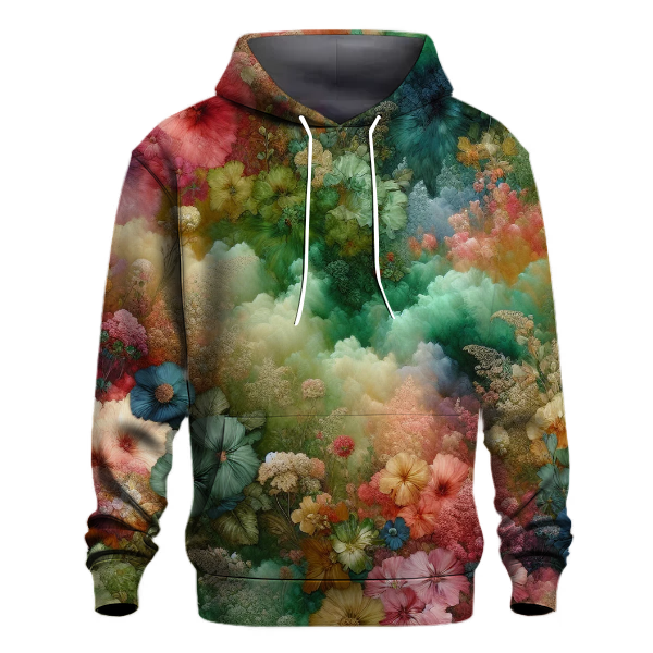 Lush Garden Tie-dye Design Hoodie