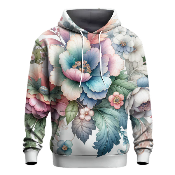 Dreamy Floral Watercolors Hoodie