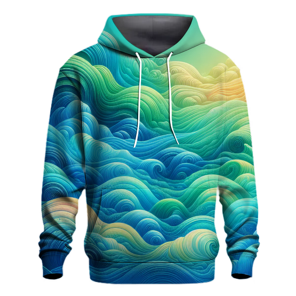Electric Blue Lagoon Hoodie