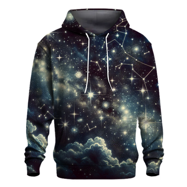 Starlit Glamour Design Hoodie