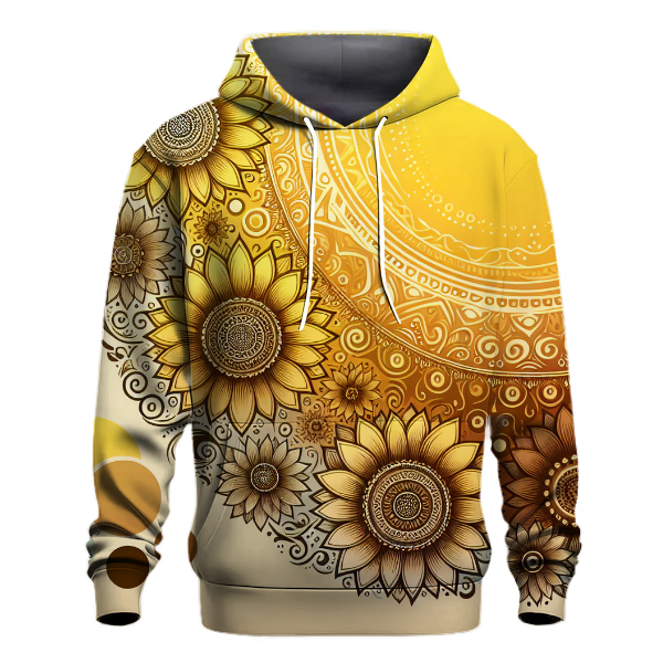 Sunflower Fields Gradient Hoodie