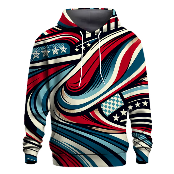 Retro Sporty Chic Hoodie