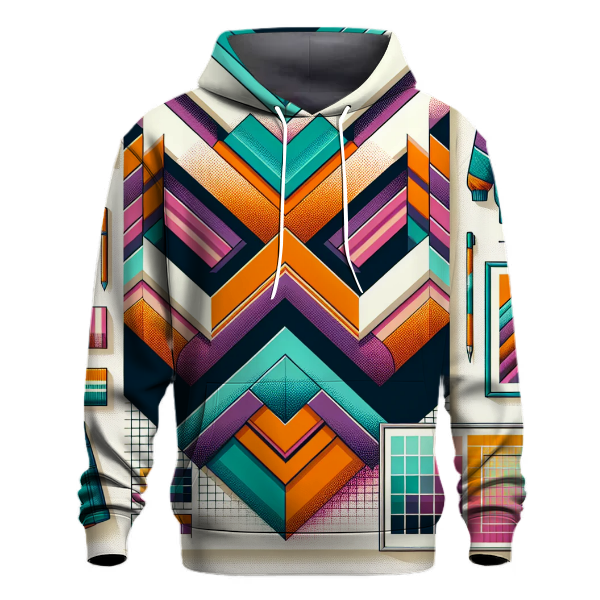 Bold Retro Chevron Hoodie