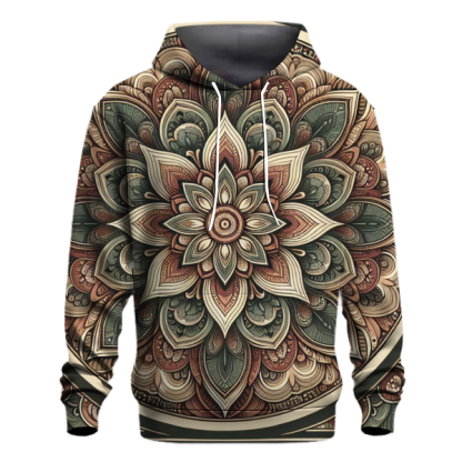 Rustic Boho Mandala Hoodie