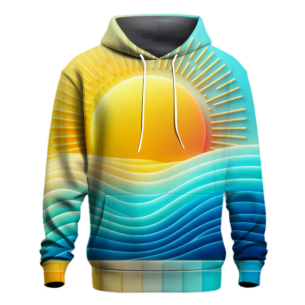 Sunshine Waves Gradient Hoodie