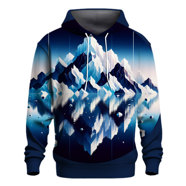 Frozen Fjord Reflection Hoodie