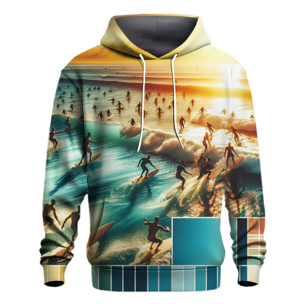 Surfing Adventure Enthusiast Hoodie