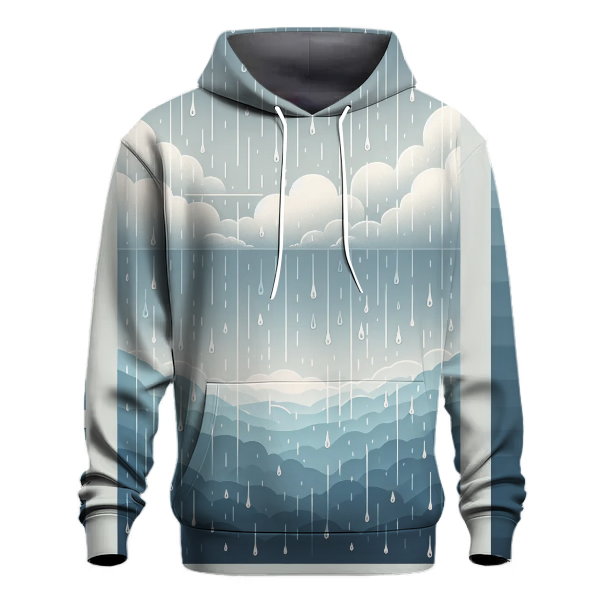 Glistening Rain Droplets Hoodie
