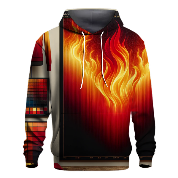 Blazing Ember Gradient Hoodie