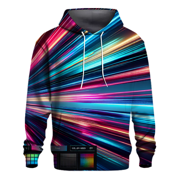 Futuristic Vapor Trails Hoodie