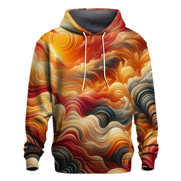 Amber Dawn Wave Hoodie