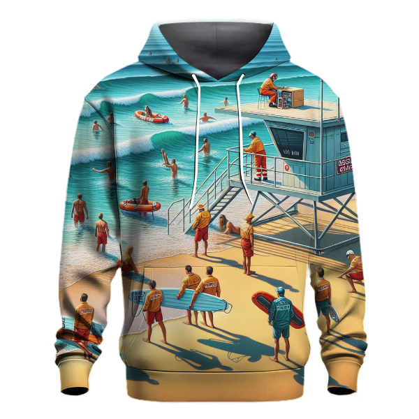 Surf Lifesaving - Beach Rescue Hoodie