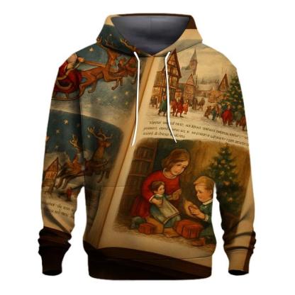 Holiday Storybook Pages Hoodie