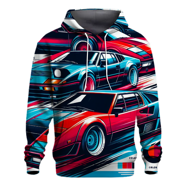 Retro Sports Car Hoodie