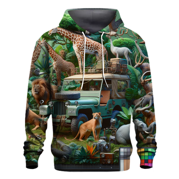 Retro Jungle Safari Hoodie