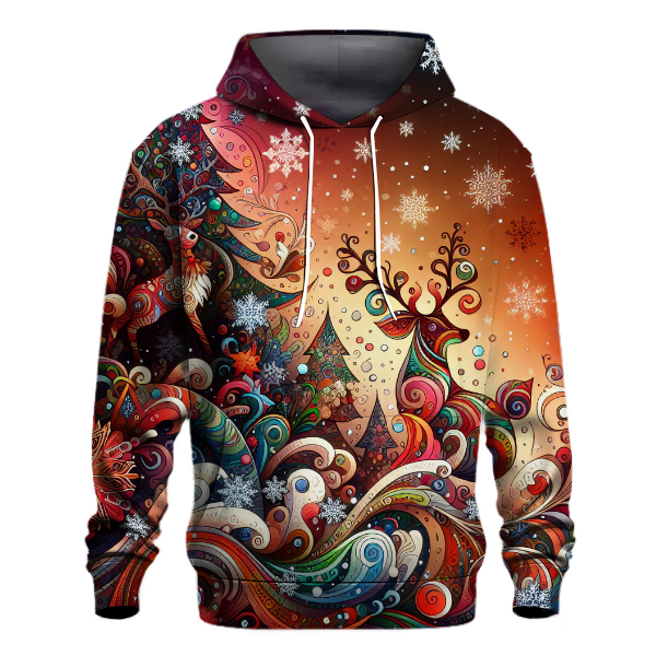 Funky Christmas Sweater Party Hoodie