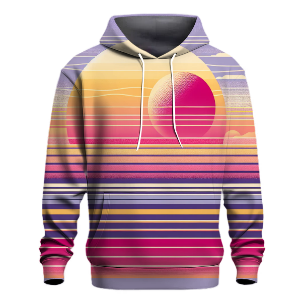Synth Sunset Symphony Hoodie