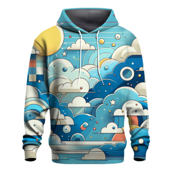 Charming Whimsical Clouds Hoodie