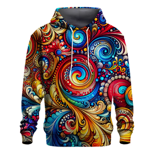 Vibrant Spectrum Tie-Dye Hoodie