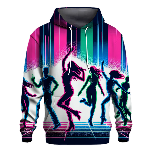Retro Neon Dancers Hoodie