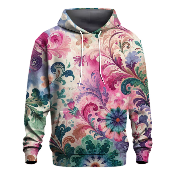 Radiant Floral Fields Hoodie