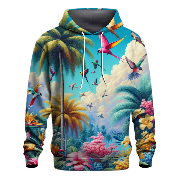 Joyful Tropical Escape Hoodie