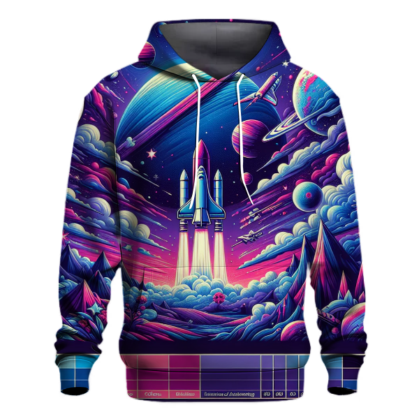 Whimsical Space Odyssey Hoodie