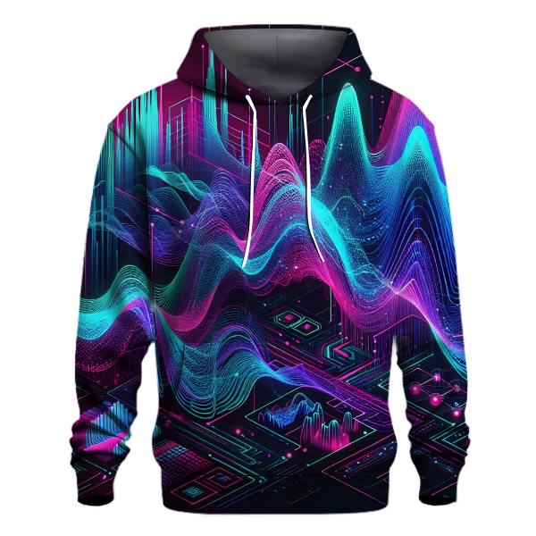 Synthwave Waves Hoodie