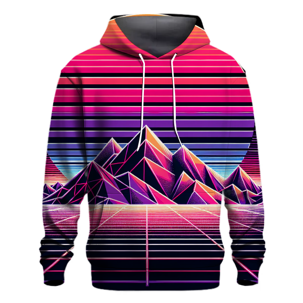 Synthwave Neon Sunset Hoodie
