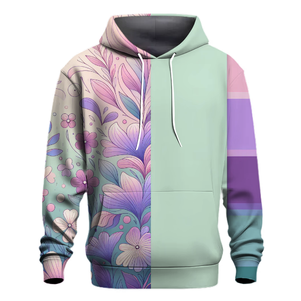 Whimsical Garden Gradient Hoodie