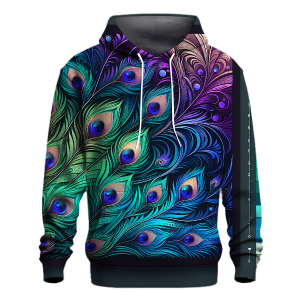 Peacock Feather Whisper Hoodie