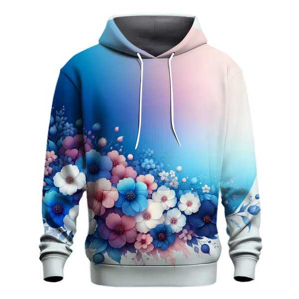 Royal Blossom Gradient Hoodie