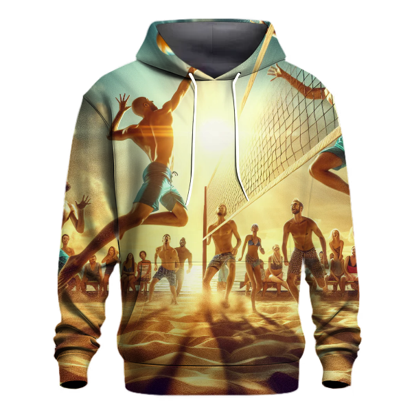 Volleyball Court Spirit Hoodie