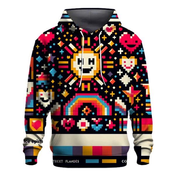 Retro Pixel Art Hoodie