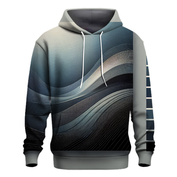 Steel Blue Reflection Hoodie
