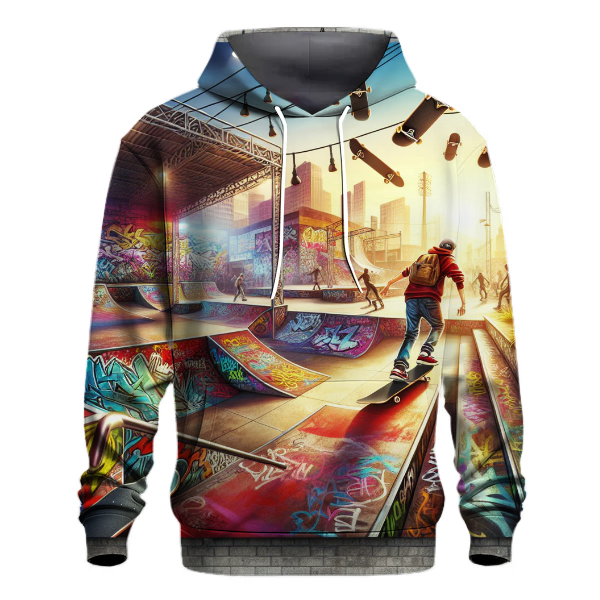 Skateboard City Vibes Hoodie