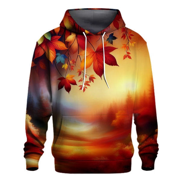 Autumn Leaves Embrace Hoodie