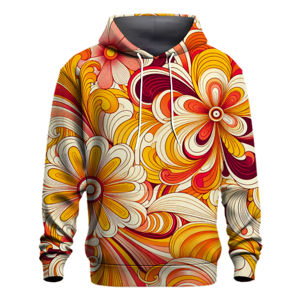 Floral Retro Bliss Hoodie