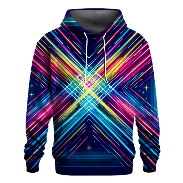 Rainbow Laser Hoodie