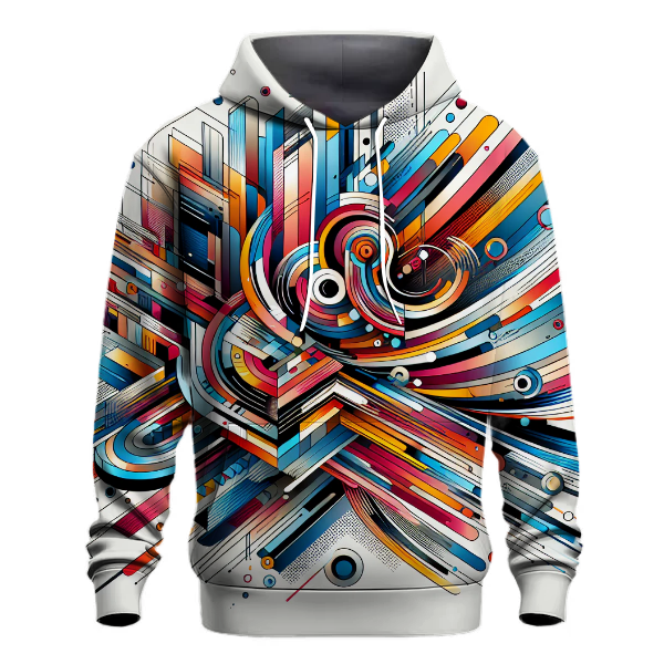 Abstract Urban Rhythms Hoodie