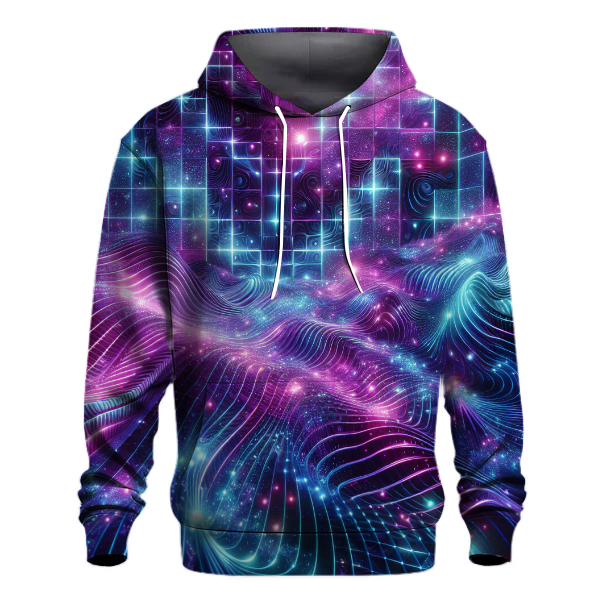 Galactic Synthwave Flow Hoodie