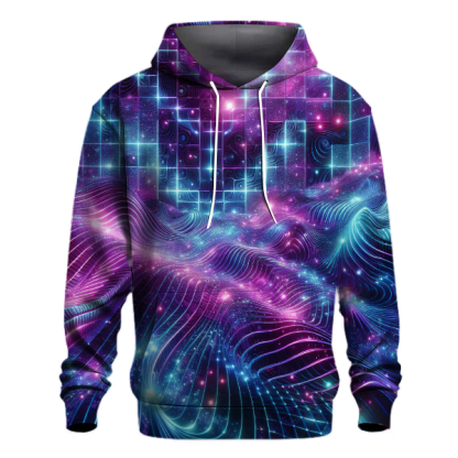 Galactic Synthwave Flow Hoodie