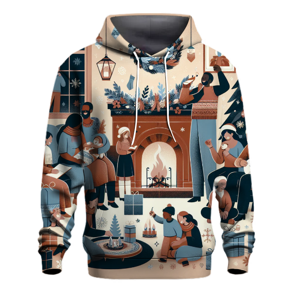 Traditional Christmas Scenes Hoodie