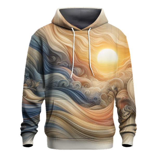 Sunrise Harmony Tie-Dye Hoodie
