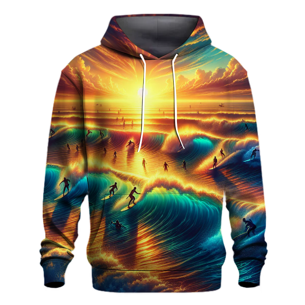 Surfing Sunset Catcher Hoodie