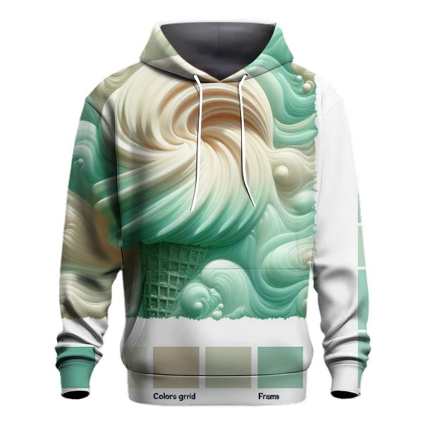 Mint Ice Cream Swirl Hoodie