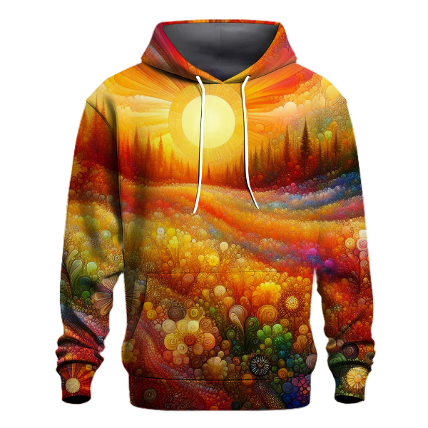 Sunset Meadow Tie-dye Hoodie